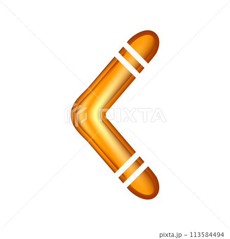 Boomerang icon on white. Boomerang icon on white. 113584494