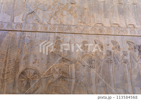 Ancient Carvings of Persepolis. Ancient Carvings of Persepolis. 113584568