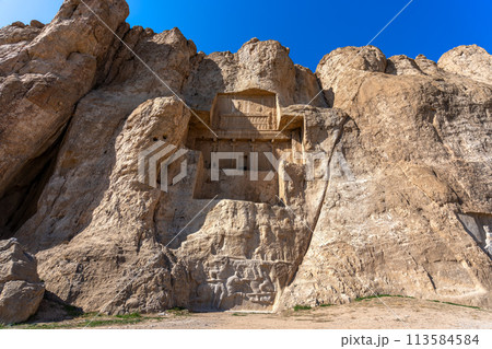 Ancient Tombs of Persian Kings Carved in Naqsh-Rostam, Iran. Ancient Tombs of Persian Kings Carved in Naqsh-Rostam, Iran. 113584584