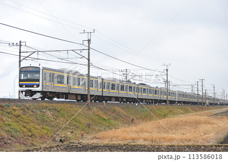 内房線　袖ケ浦ー巌根　JR東日本　209系3100番台　C426編成（幕張） 113586018