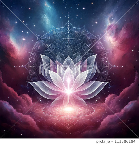 宇宙に咲く神秘の蓮 113586184