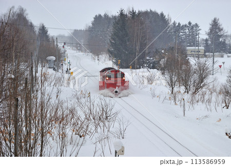 宗谷本線 蘭留ー塩狩 JR北海道 DE15-2521(旭川) 宗谷本線 蘭留ー塩狩 JR北海道 DE15-2521(旭川) 113586959