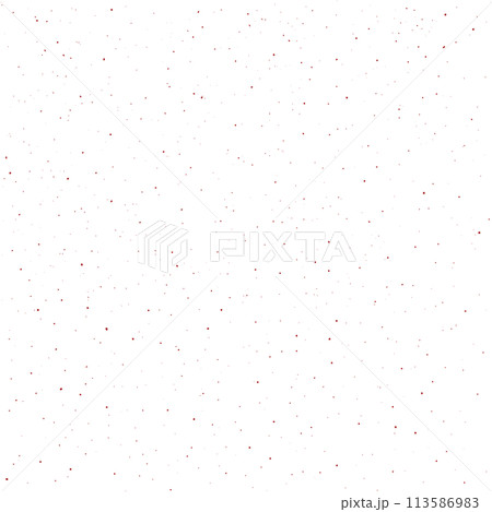 シームレスな赤い粒状のグランジ背景･テクスチャ - 手描きの血飛沫や汚染･事件のイメージ素材 113586983
