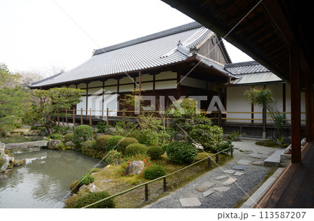 等持院 書院から方丈を望む 京都市北区 等持院 書院から方丈を望む 京都市北区 113587207