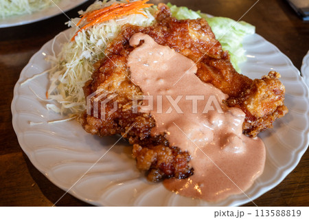 日本の高知県のとても美味しいチキンナンバン 113588819