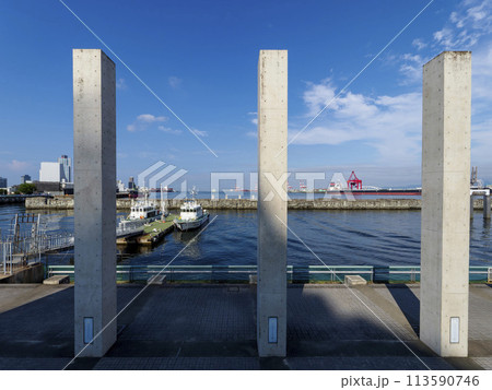 大阪港の海遊館西波止場 113590746
