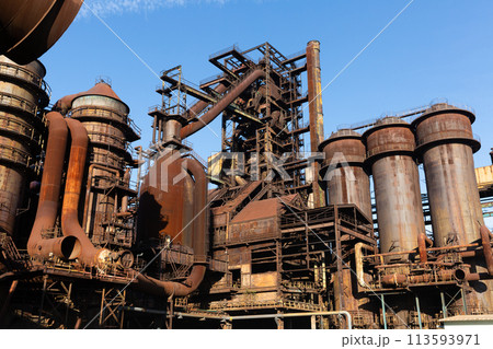 Abandoned steel mill in Ostrava, Czech Republic 113593971
