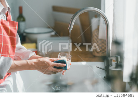 a forty-something woman a forty-something woman 113594685