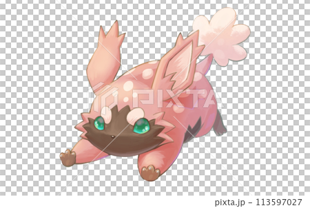 RPGゲーム風モンスター背景透過pngイラスト（小型） 113597027