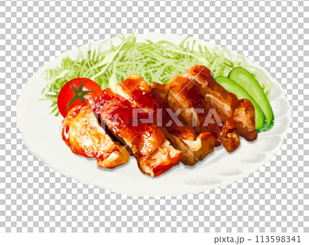 照燒雞（配沙拉） 113598341