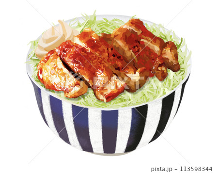 照り焼きチキン丼 113598344