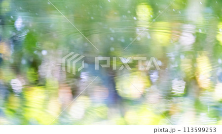水面に映る夏色のイメージ 奥大山 水面に映る夏色のイメージ 奥大山 113599253