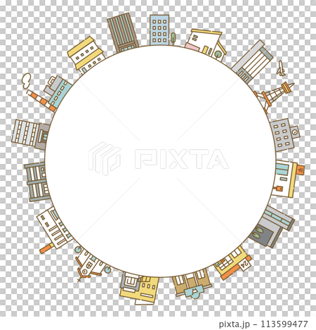 City frame border background City frame border background 113599477