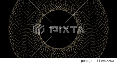 曲線のグラデーション抽象背景デザイン 113602208