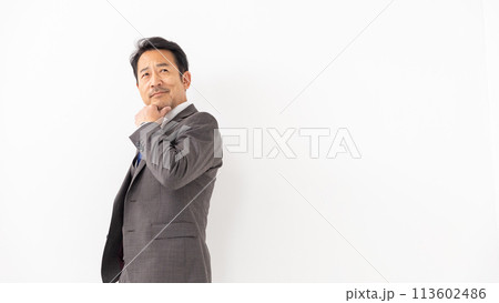 ビジネス　男性　ポートレート 113602486
