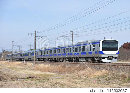常磐線 岩間ー羽鳥 JR東日本 E531系 K419編成(勝田) 常磐線 岩間ー羽鳥 JR東日本 E531系 K419編成(勝田) 113602687
