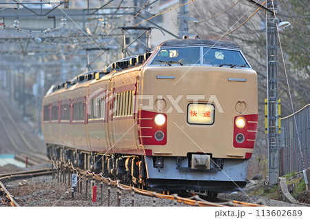 中央本線　四方津ー上野原　JR東日本　183系　H61編成（田町）　快速 113602689