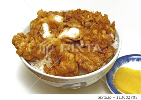 げそ丼 ゲソ丼 げそ天丼 いかげそ丼 いかげそ天丼 旭川名物 げそ丼 ゲソ丼 げそ天丼 いかげそ丼 いかげそ天丼 旭川名物 113602705