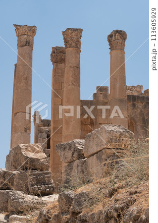 Jerash, antique city near Amman 113605929