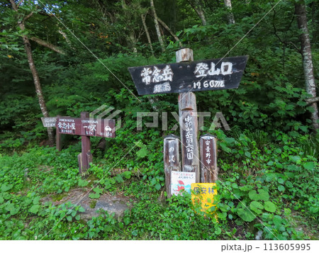 常念岳登山口の一の沢登山口 113605995