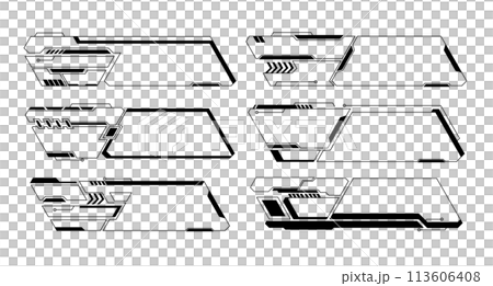 Interface frame border set 113606408