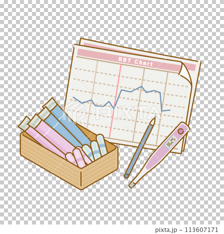 女性の健康：生理用品（タンポン・基礎体温表・婦人体温計） 113607171