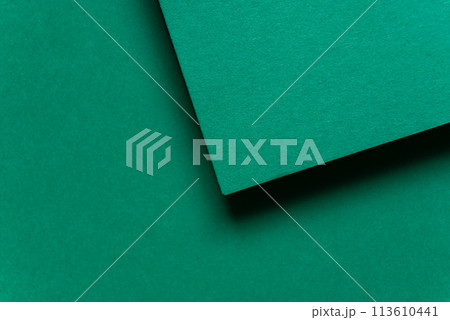 緑色の色画用紙 113610441