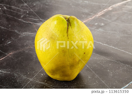 Ripe sweet organic quince fruit 113615350