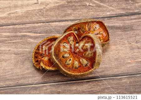 Thai cuisine - dry bael fruit 113615521