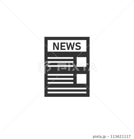 News icon flat 113621117