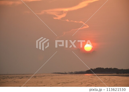 landscape of sea in sunset in Thailand landscape of sea in sunset in Thailand 113621530