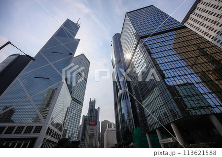 April 13 2024 a Modern business towers in Hong Kong April 13 2024 a Modern business towers in Hong Kong 113621588