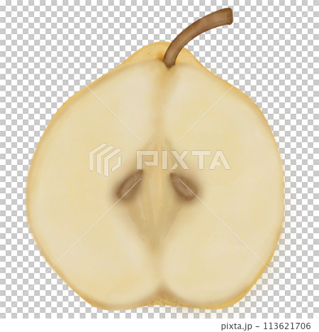 Pear, hand drawn style catoon set ,watercolor paint. Pear, hand drawn style catoon set ,watercolor paint. 113621706