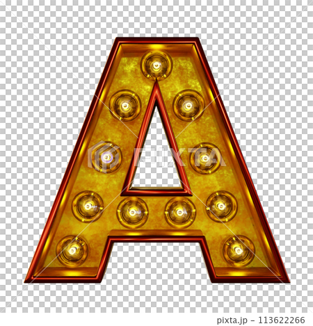 燈泡字母 A. 燈泡字母 A. 113622266