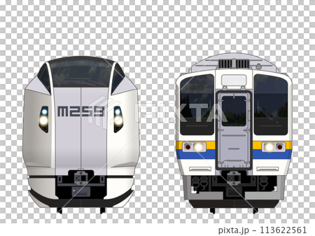 千葉の列車No.21_E259系 / 211系3000番台 113622561