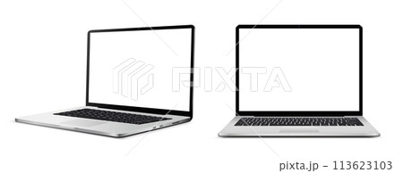 Laptop mockup with blank screen 113623103