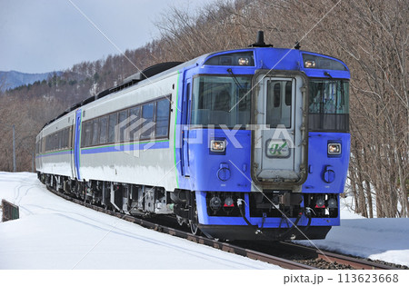 石北本線　瀬戸瀬ー遠軽　JR北海道　キハ183系　キハ183-1551（苗穂）　オホーツク 113623668