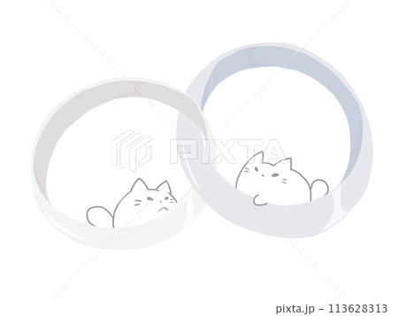 結婚指輪ねこ 結婚指輪ねこ 113628313