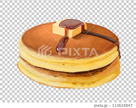 ホットケーキ(黒蜜バター)皿なし ホットケーキ(黒蜜バター)皿なし 113628847