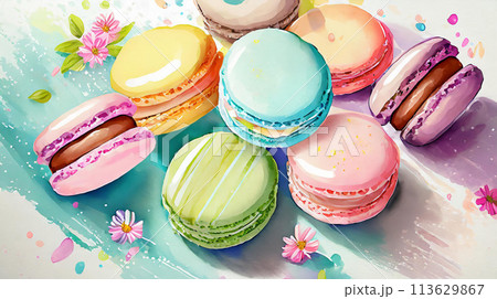 パステル　カラフル　TVボード（マカロン） カラフルマカロン【5個入りセット】 | MAKNIRuCHA
