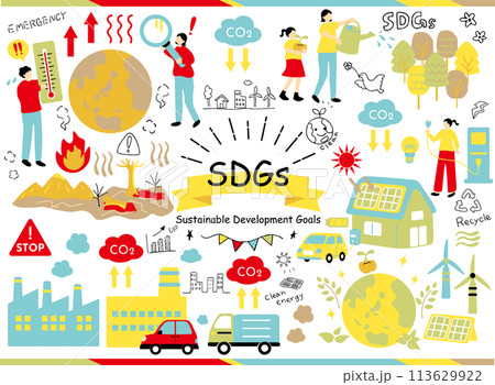 SDGs　持続可能な社会　素材集 113629922