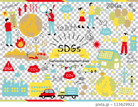 SDGs 可持續社會材料收集 113629922