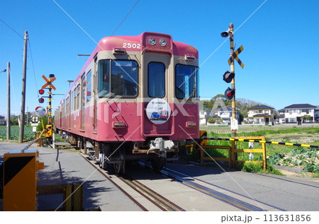 銚子電鉄と踏切 113631856