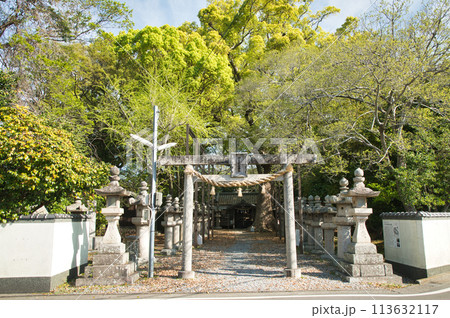 伊久比売神社(鳥居･拝殿)　【和歌山県和歌山市市小路】 113632117