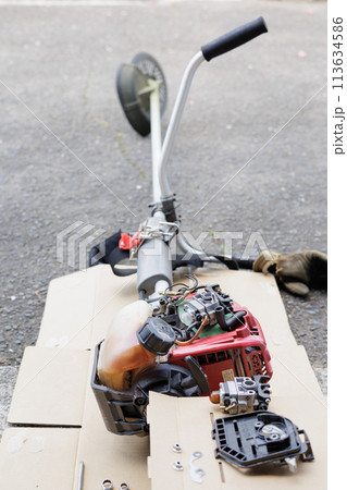 刈払機修理キャブレター交換 刈払機修理キャブレター交換 113634586