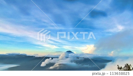 beautiful view of Mount Bromo-Semeru 113638025