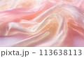 パステルピンクカラー綺麗なシルクの背景 113638113
