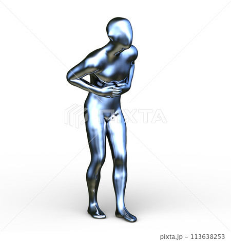 ポーズをとる男性 113638253