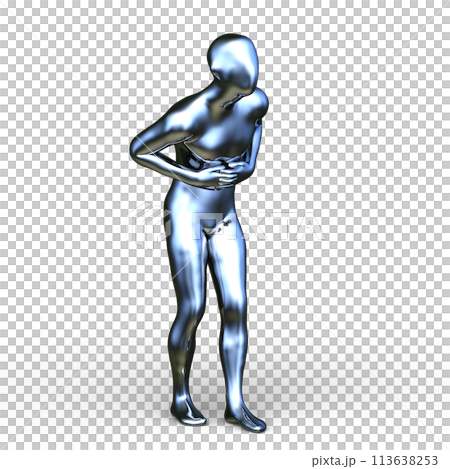 ポーズをとる男性 113638253