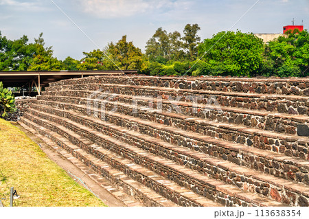 Tlatelolco Archaeological Zone in the Plaza de las Tres Culturas - Mexico City, Mexico 113638354